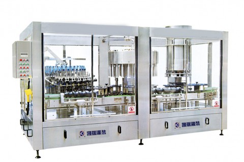 GDP30-24-6型沖瓶、灌裝、打塞三聯機